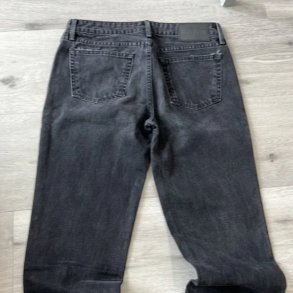 GRLFRND Black Hailey Low Rise Slim Boot Jean with Slit - Picture 5 of 10